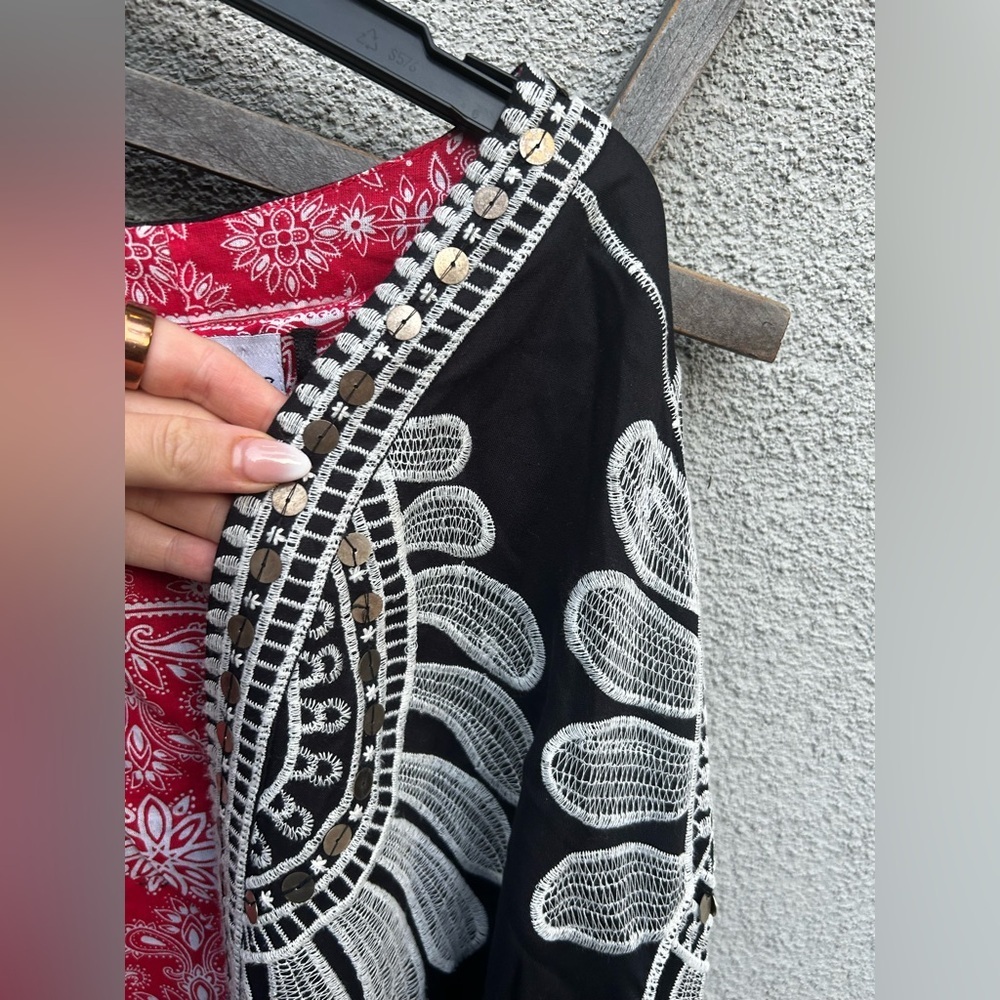 Free People Lisbon Boho Gypsy Kimono Duster - Picture 9 of 11